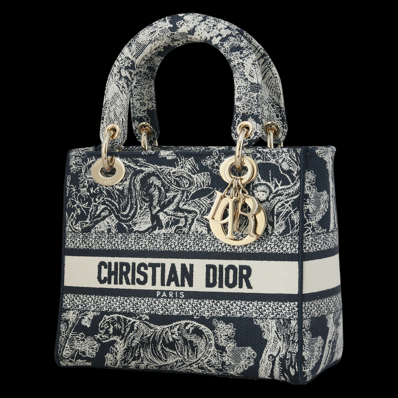 CHRISTIAN DIOR(USED)크리스찬디올 레이디 D LITE 미디엄 백